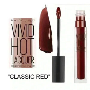 Maybelline New York Color Sensational Vivid Hot Lacquer Lip Gloss, "Classic Red"